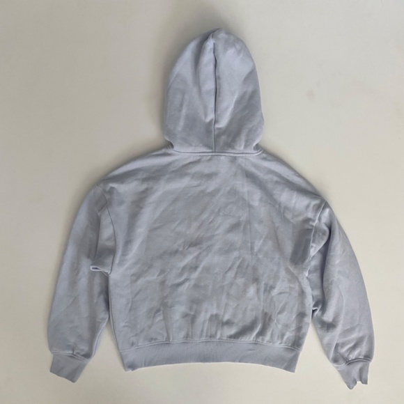 PINK Victoria's Secret Hooded Sweater Hoodie Sweatshirt Blue Full Zip Logo Nwt - Picture 3 of 3